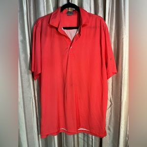 Fennec golf shirt. Orange/red in color.‎ LARGE